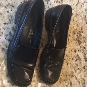 Black PRADA loafers/ size 39